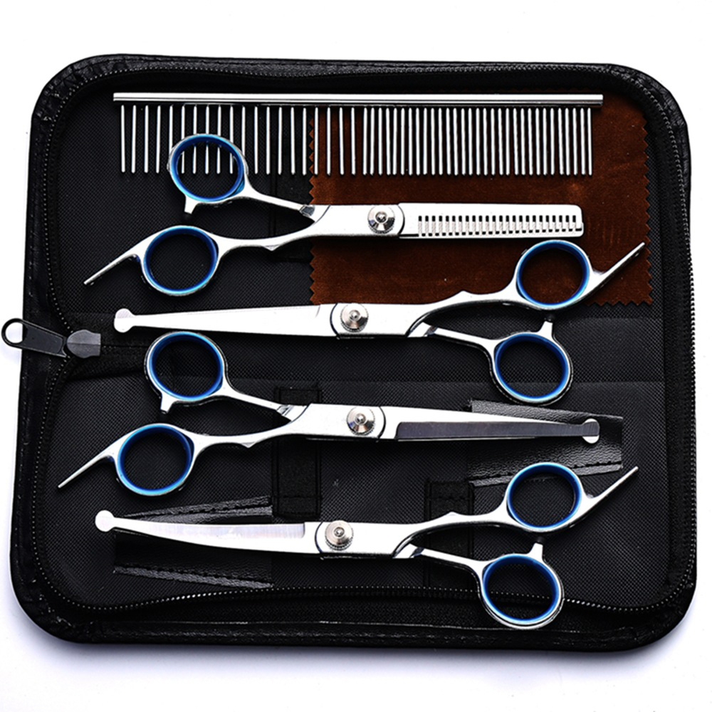 Hair Care Step - Conjunto Profissional de Tesouras para Tosa