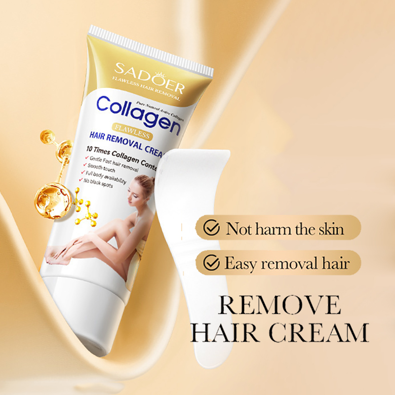 Hair Care Collagen - SADOER Colágeno Ossein Creme de Remoção