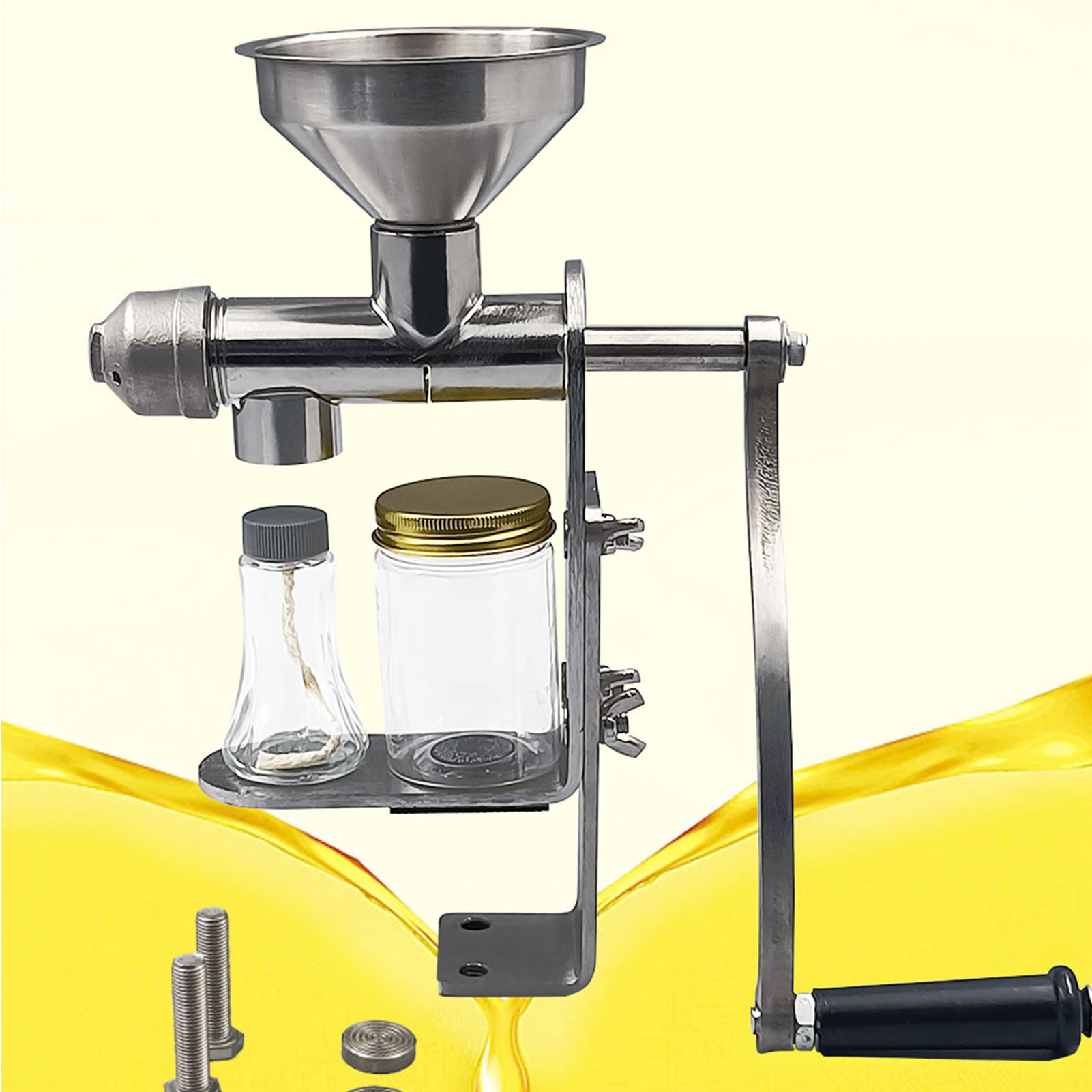Castor Oil Cold Press - Máquina extratora de óleo, prensa de