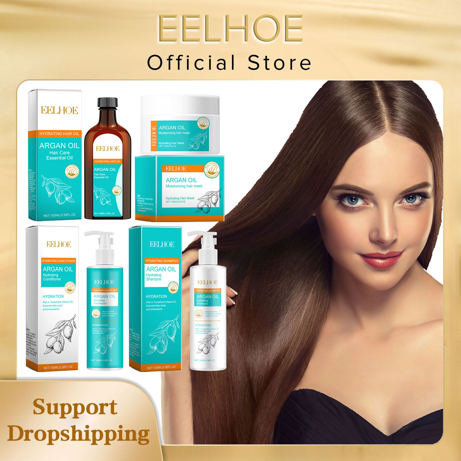 Keratin Treatment Set - Eelhoe marroquino óleo de argan queratina