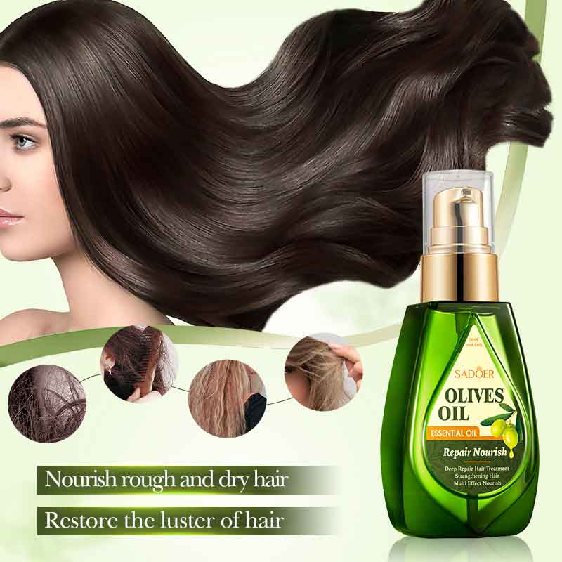Hair Care Olive Oil - Azeitona Qihuan Brilhante Cuidados com o