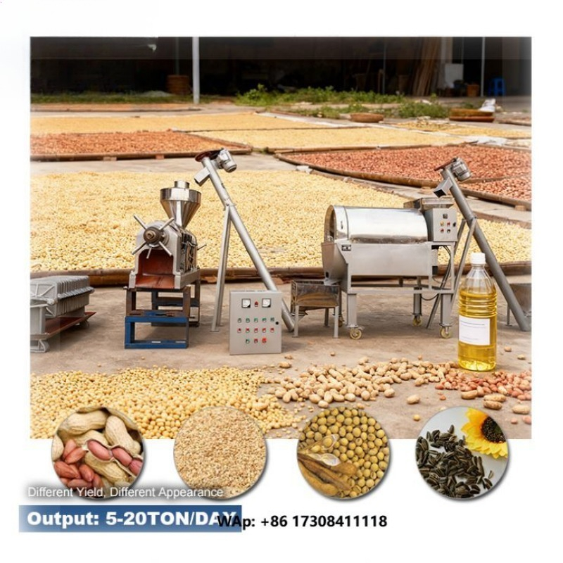 Castor Oil Cold Press - Máquina de Produção de Óleo de