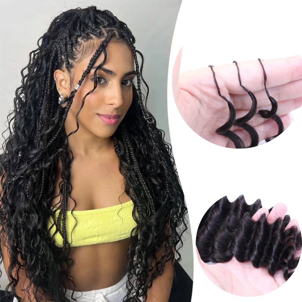 Hair Care For Wavy Hair - Cabelo Humano 100% com Nós Milagrosos