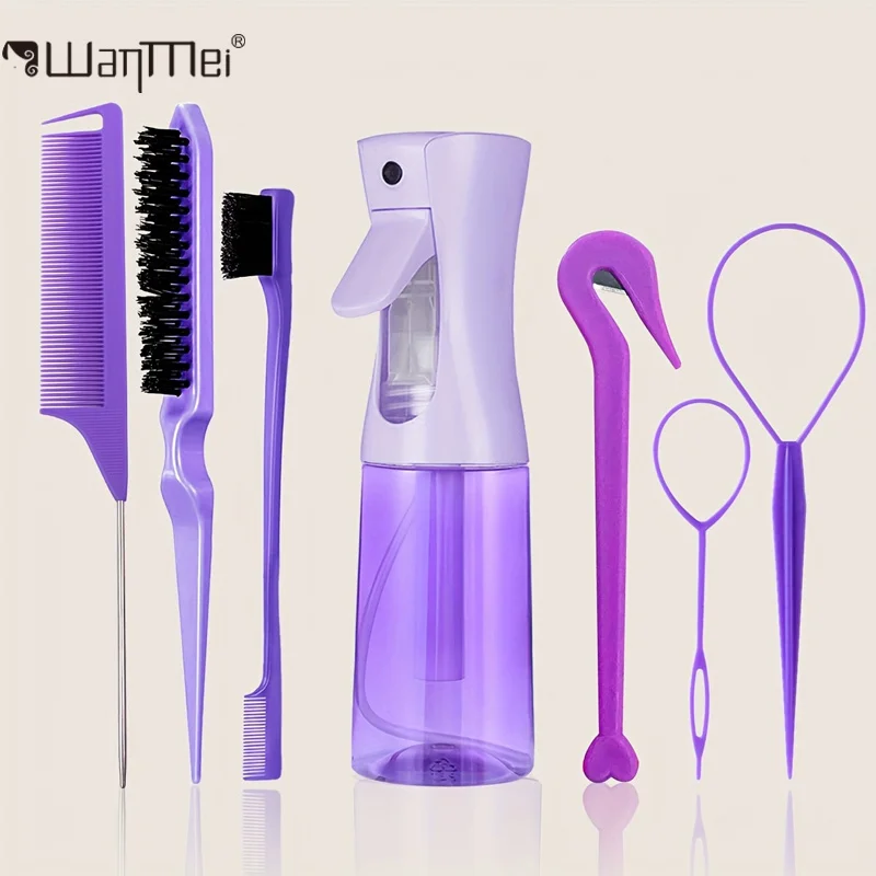 7 pc/set kit de cabeleireiro p - Hair Care Spray avaliação e preço