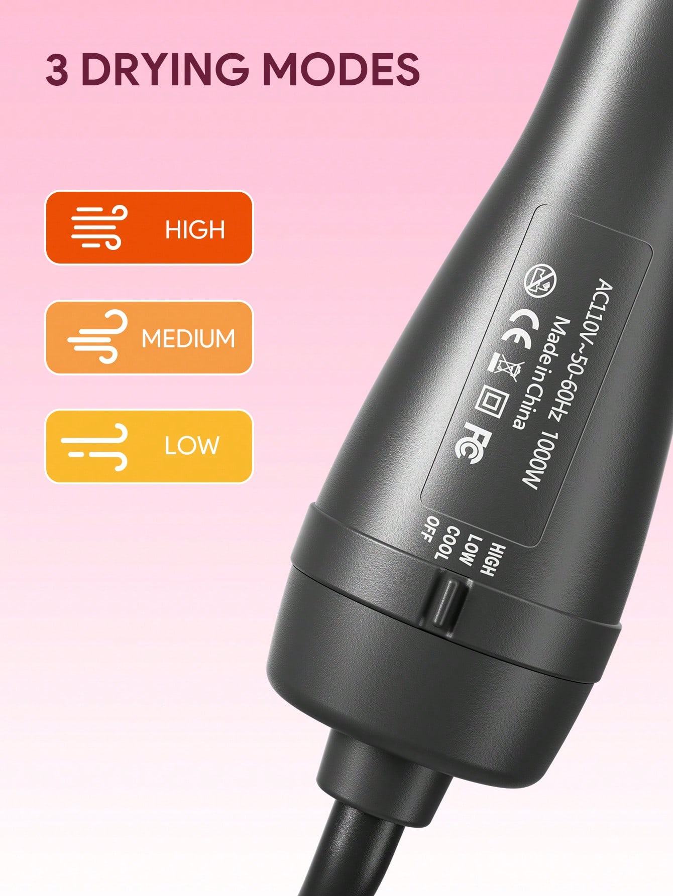 Escova de Ar Quente 3 em 1 JMM - Hair Care Step avaliação e preço