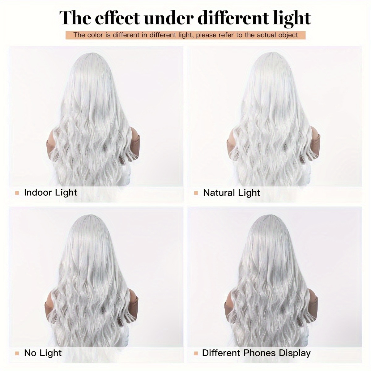 Peruca de fibra sintética da m - Hair Care For Wavy Hair avaliação e preço