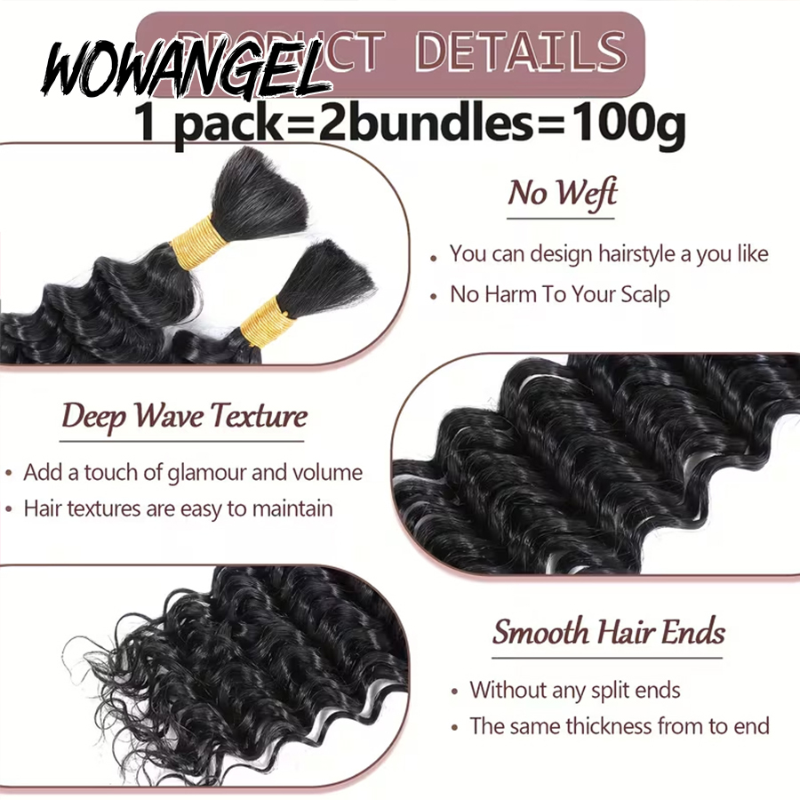 Boho tranças de cabelo humano  - Hair Care For Wavy Hair avaliação e preço