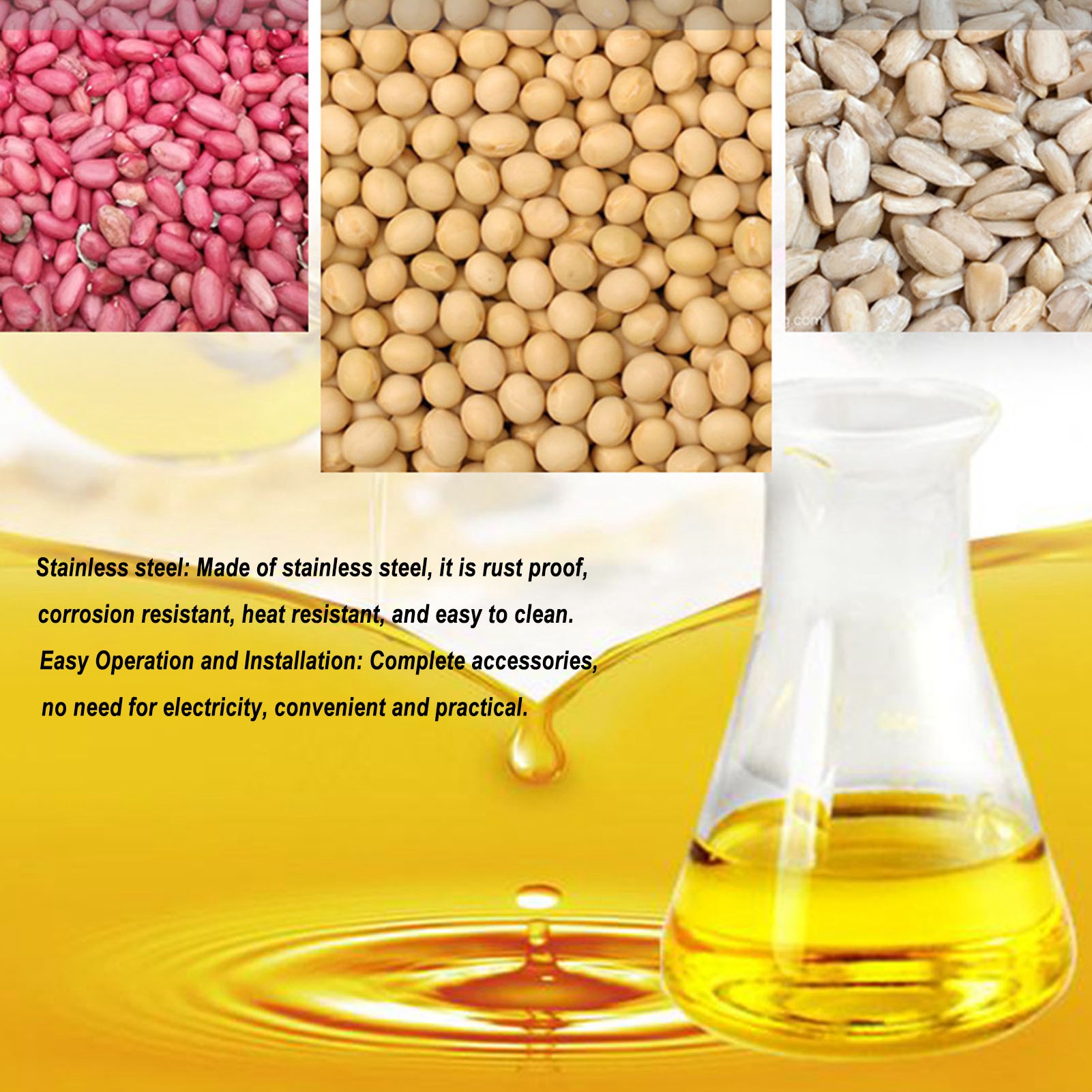 Máquina extratora de óleo, pre - Castor Oil Cold Press avaliação e preço