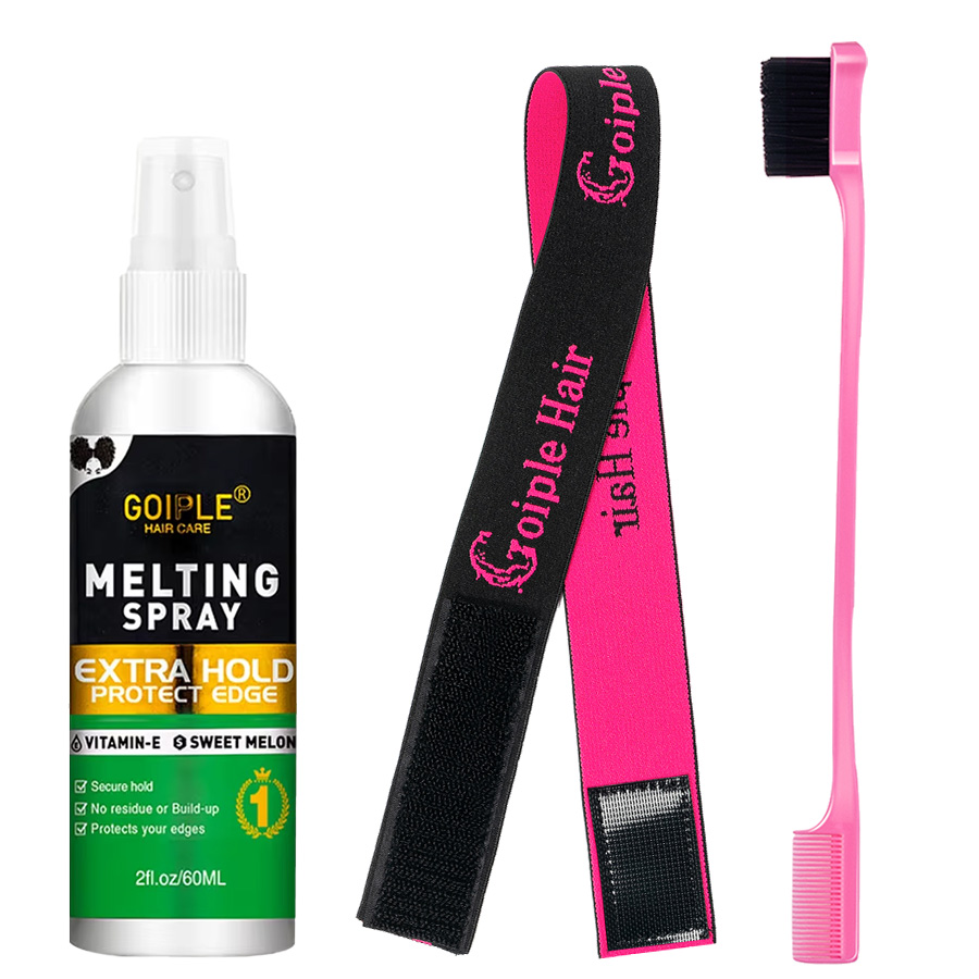 Goiple peruca de renda derrete - Hair Care Spray avaliação e preço