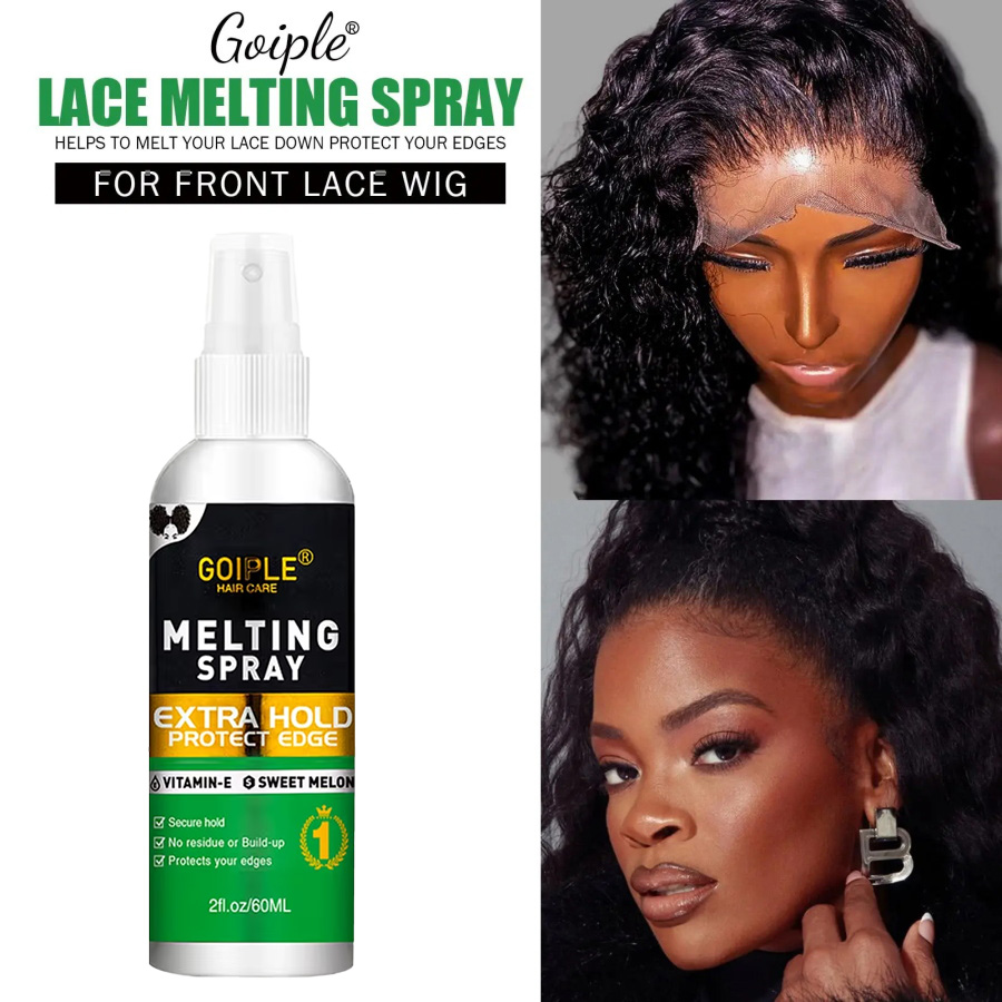 Goiple peruca de renda derrete - Hair Care Spray avaliação e preço