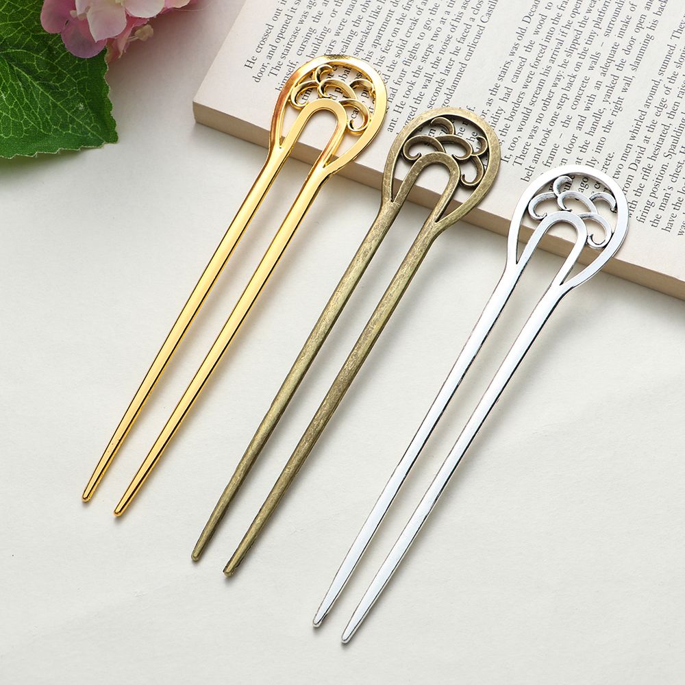 U-Shaped Hair Stick Hairpin, D - Hair Care For Wavy Hair avaliação e preço
