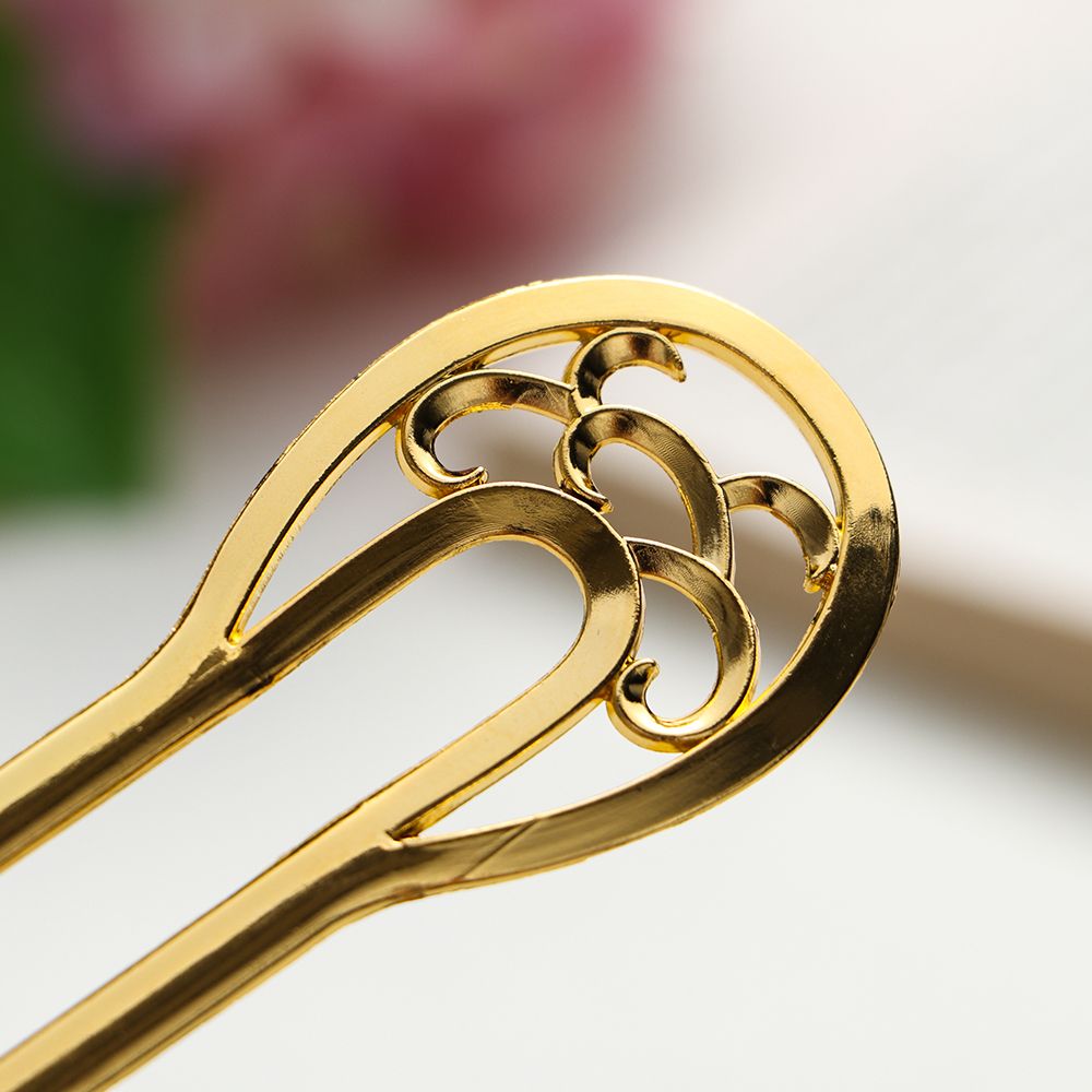 U-Shaped Hair Stick Hairpin, D - Hair Care For Wavy Hair avaliação e preço